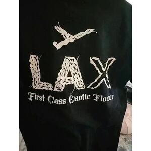 LAX T-Shirt First Class Exotic Flower Crown In LA SZ Small CR6 NWT Excellent